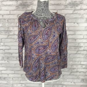 Lucky Brand Paisley Top